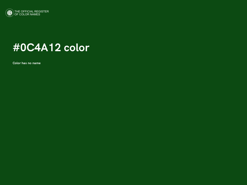 #0C4A12 color image