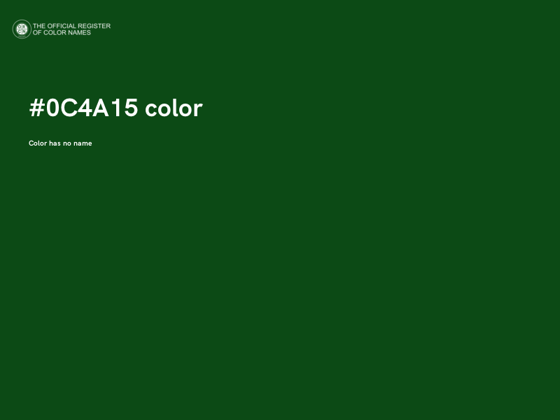 #0C4A15 color image