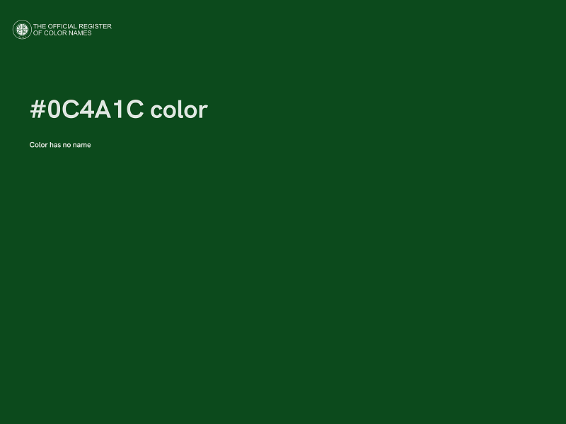 #0C4A1C color image