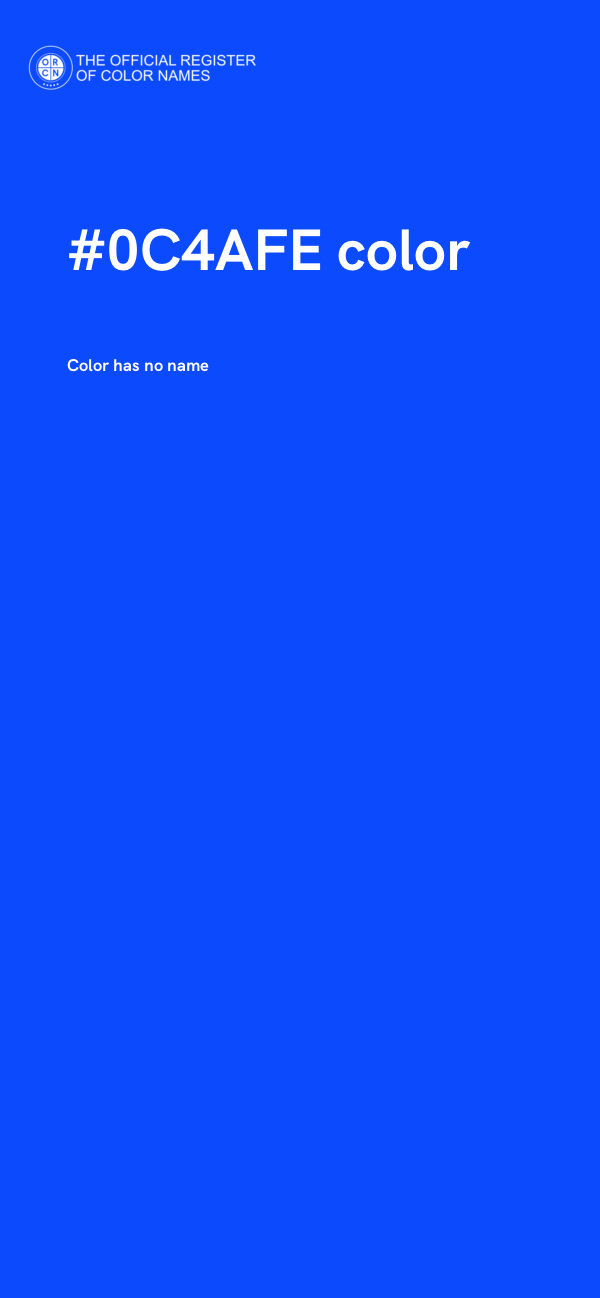#0C4AFE color image