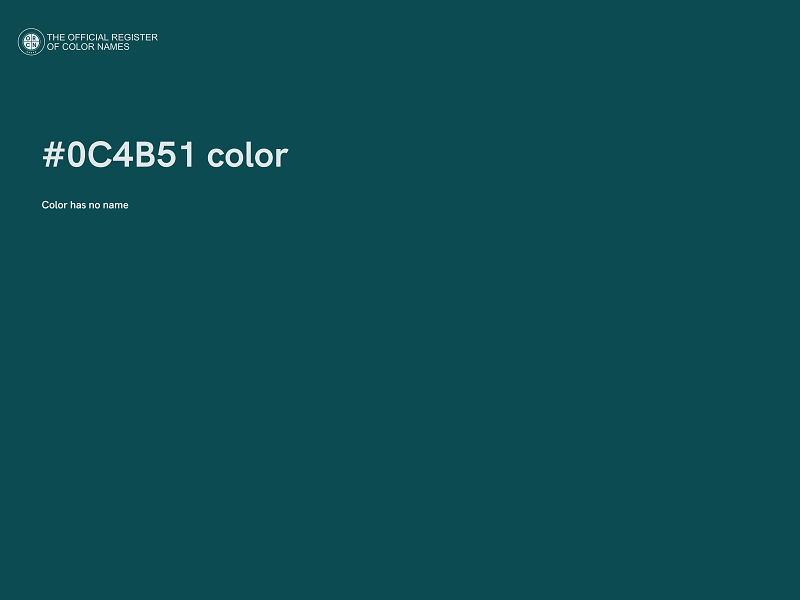 #0C4B51 color image