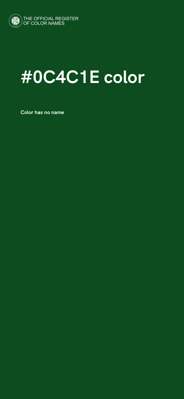 #0C4C1E color image