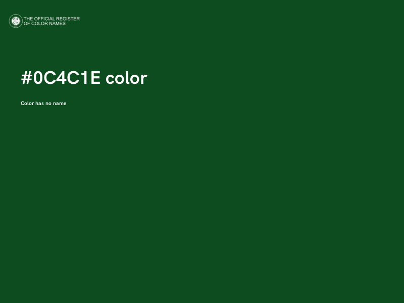 #0C4C1E color image