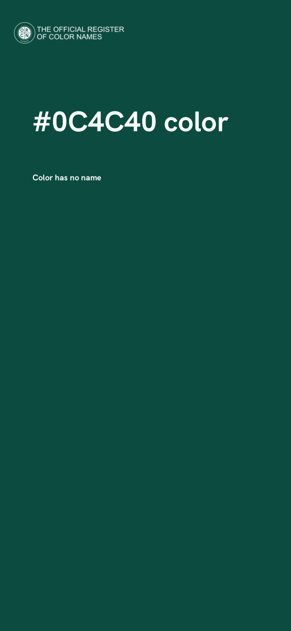 #0C4C40 color image