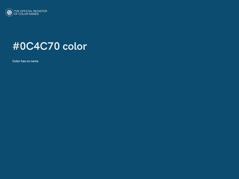 #0C4C70 color image