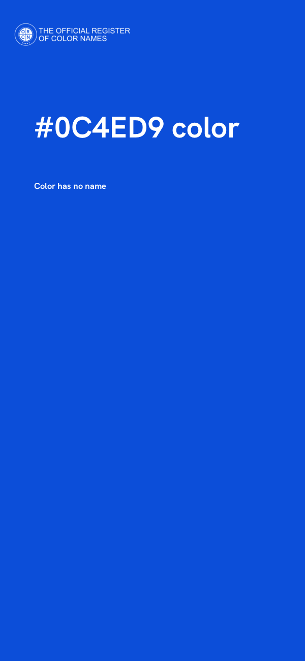 #0C4ED9 color image