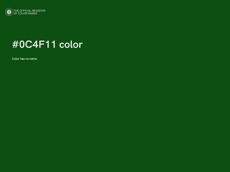 #0C4F11 color image
