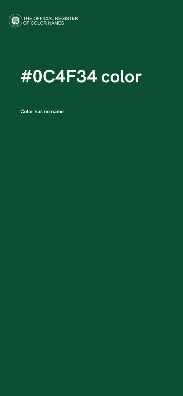 #0C4F34 color image