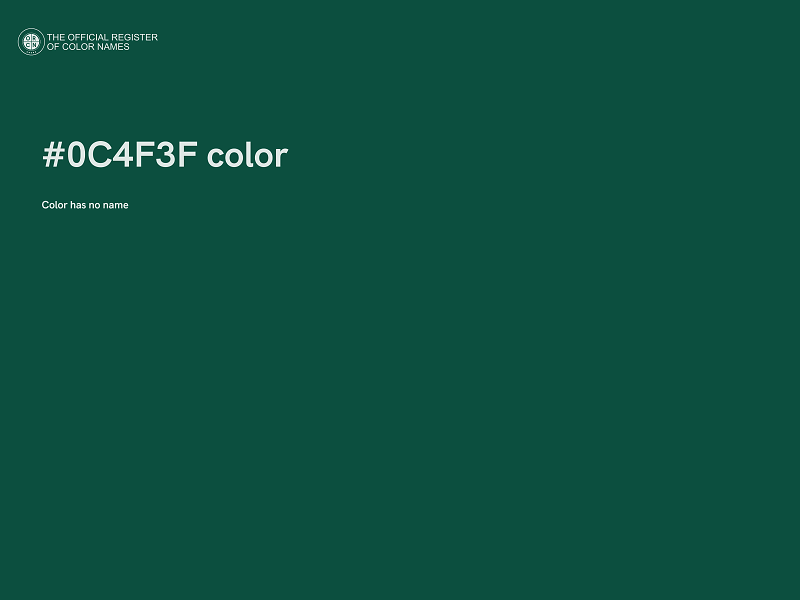 #0C4F3F color image