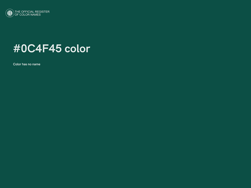 #0C4F45 color image