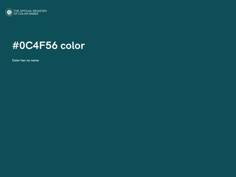 #0C4F56 color image