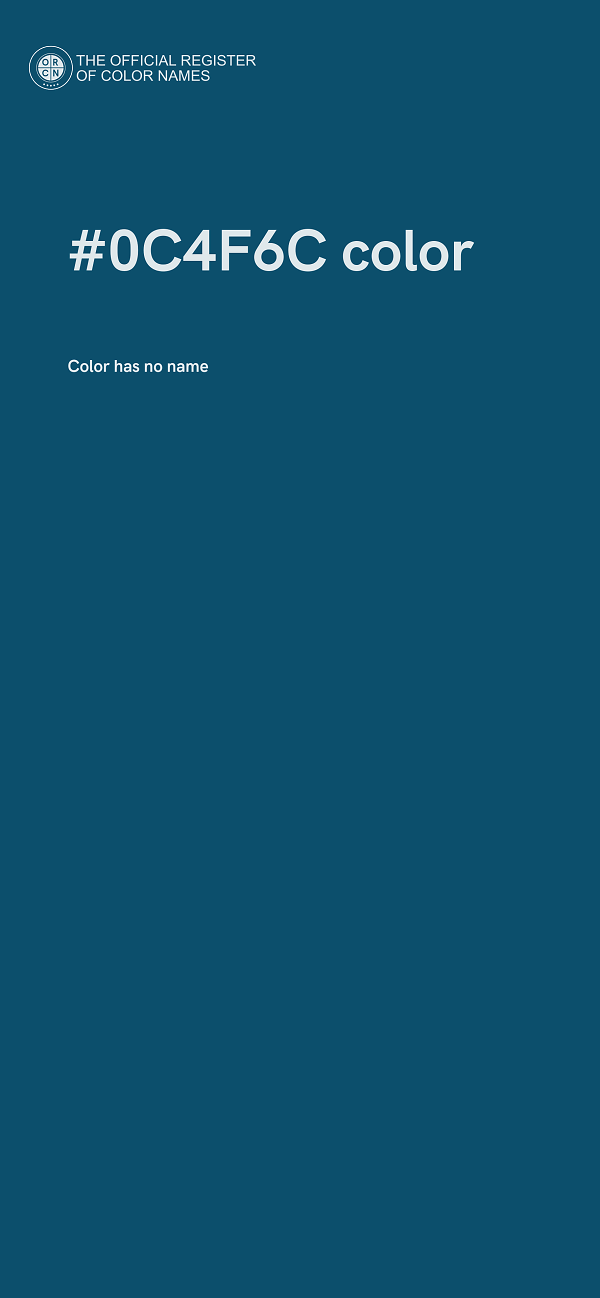 #0C4F6C color image