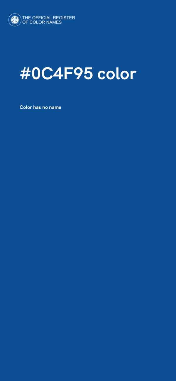 #0C4F95 color image