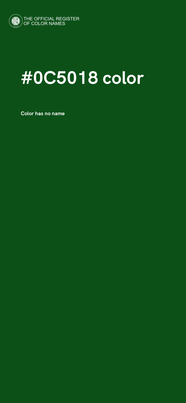 #0C5018 color image