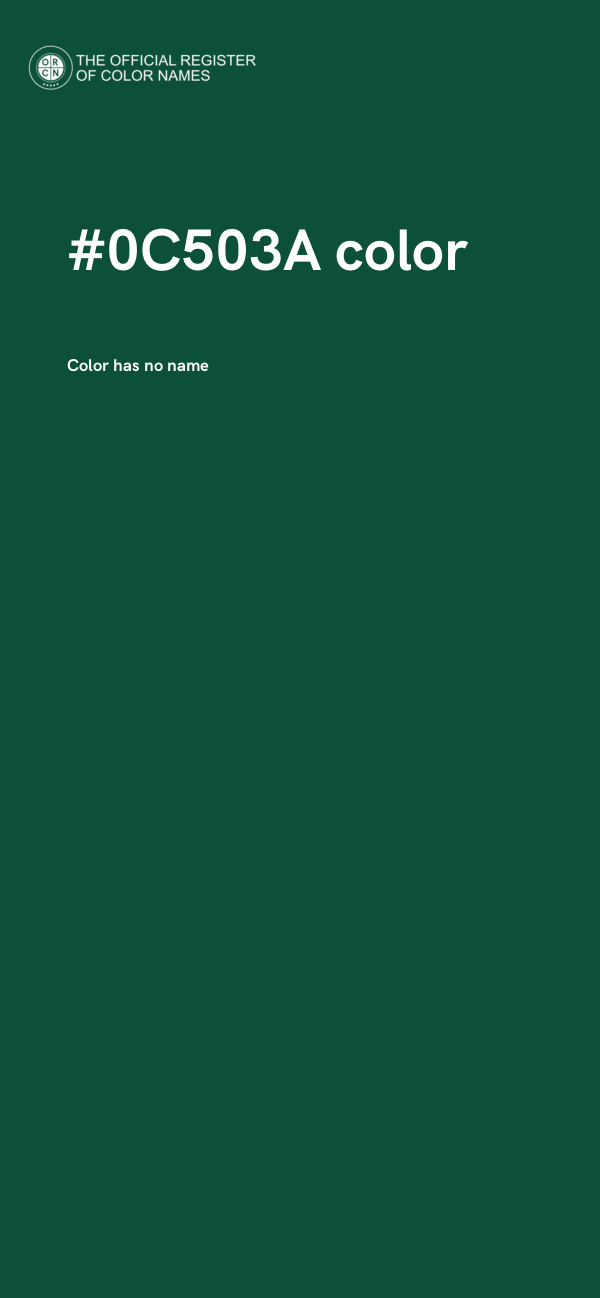 #0C503A color image