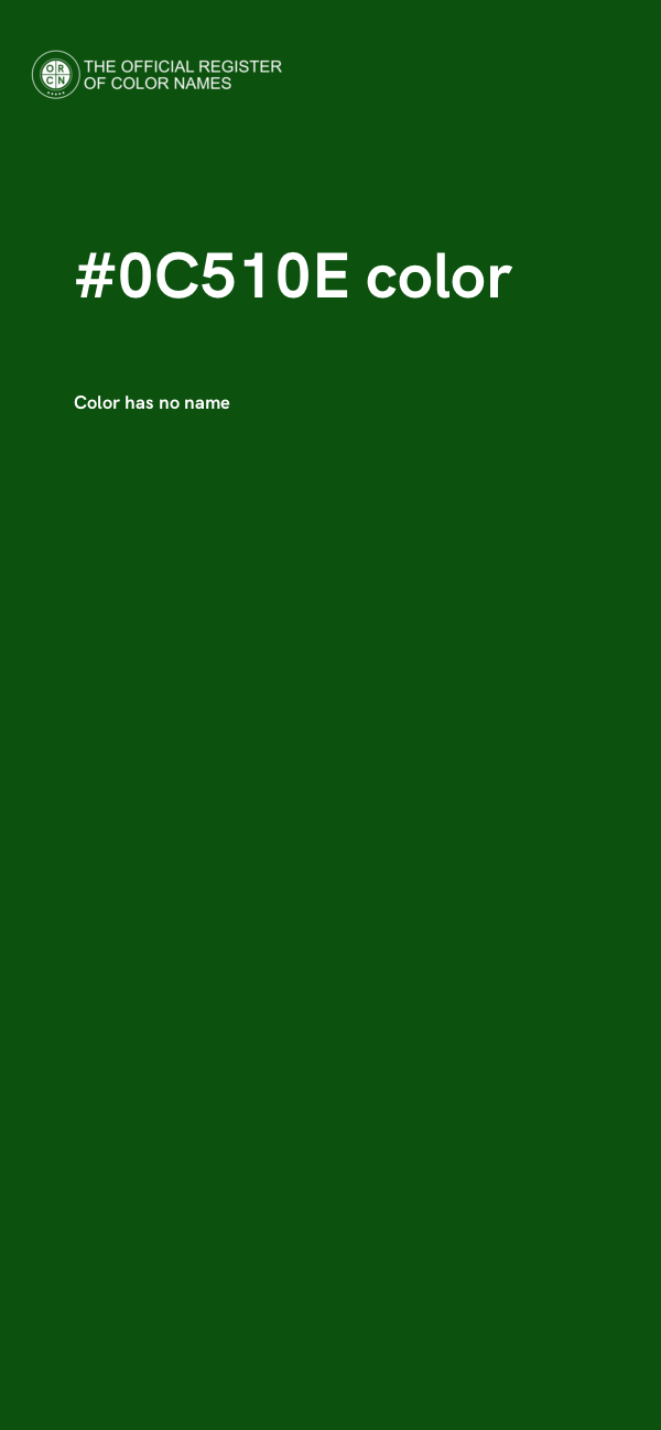 #0C510E color image
