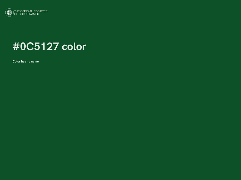 #0C5127 color image