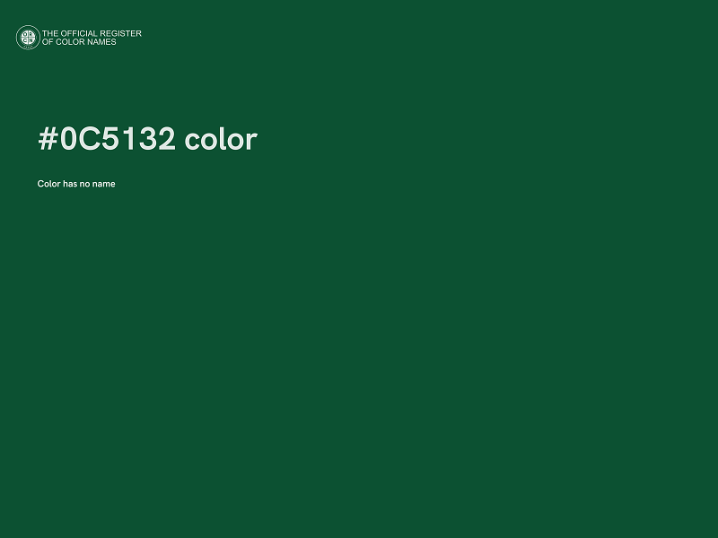#0C5132 color image