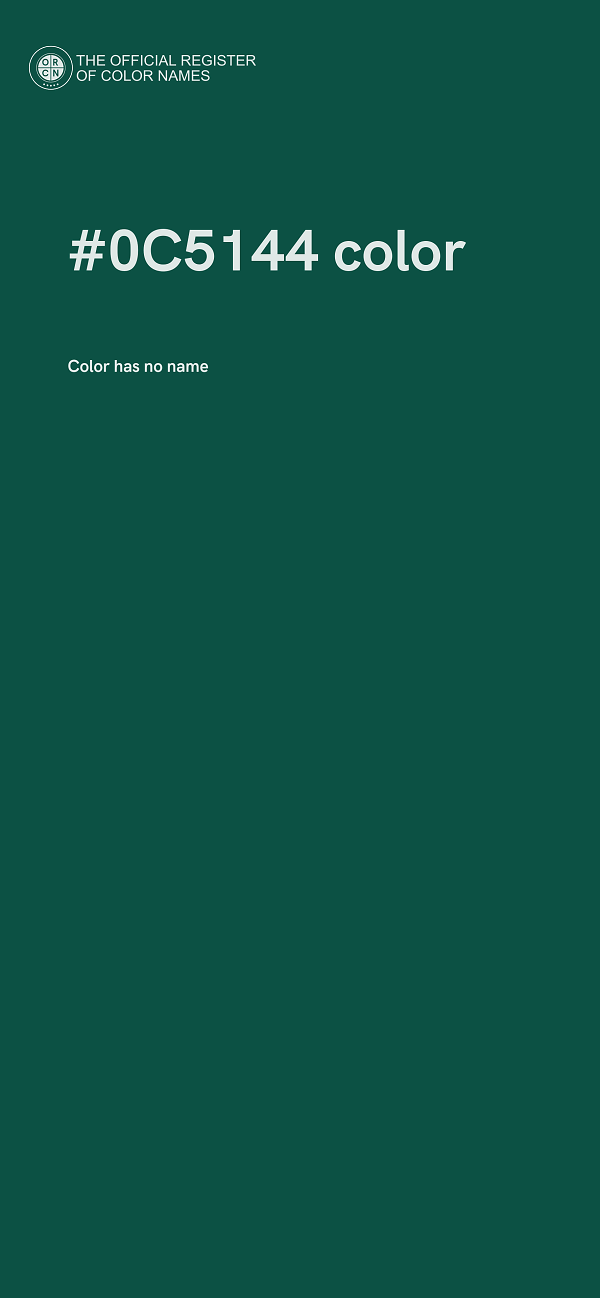#0C5144 color image