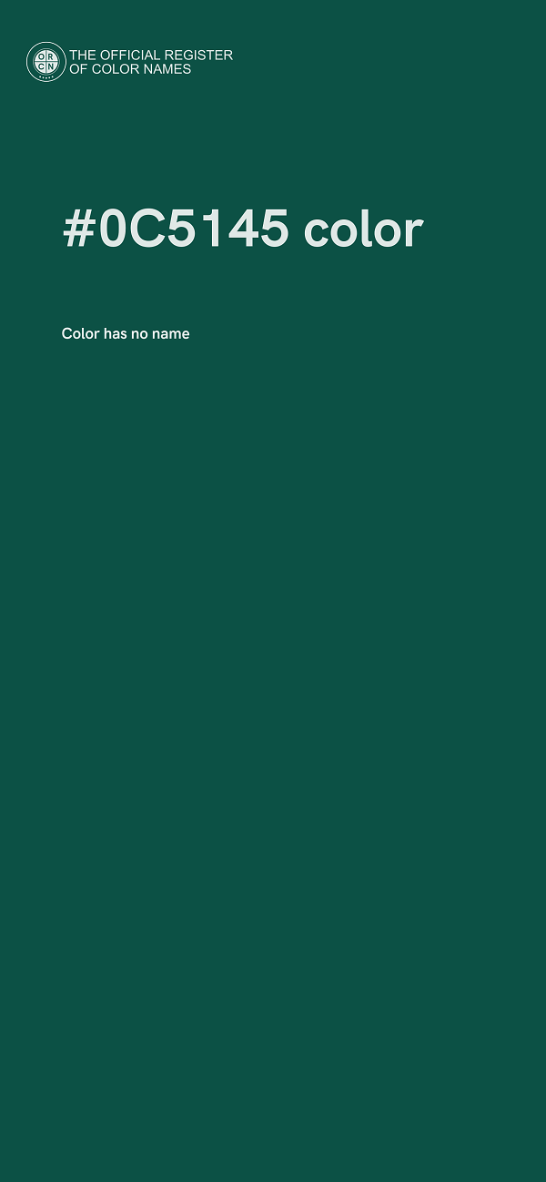 #0C5145 color image