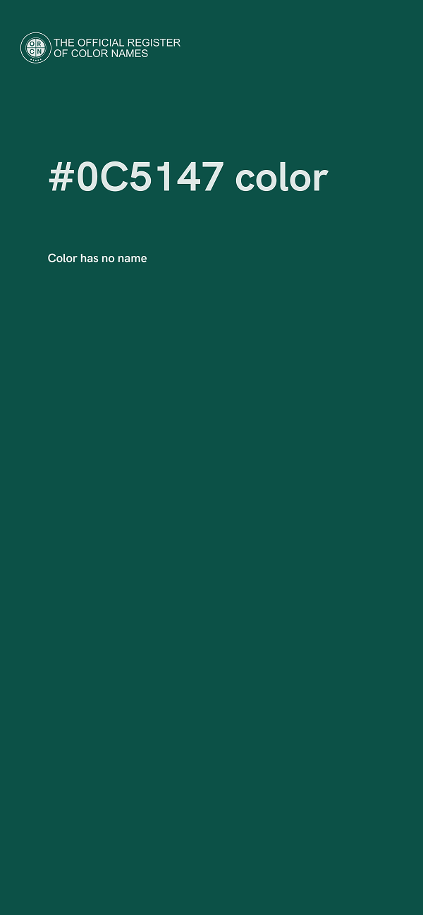 #0C5147 color image