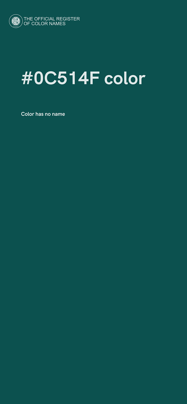 #0C514F color image