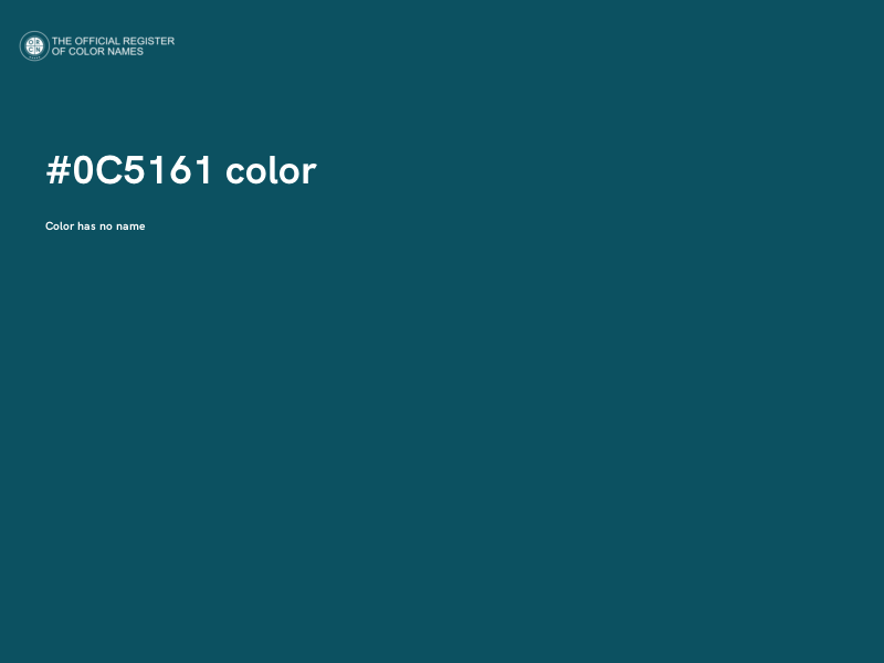 #0C5161 color image