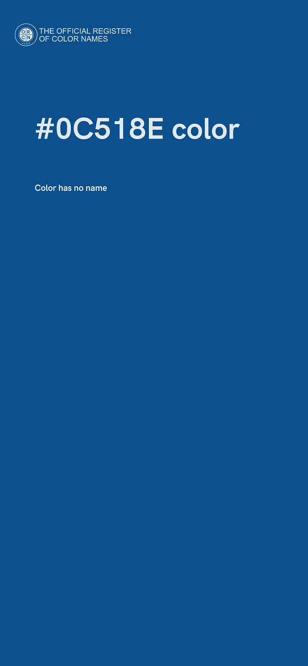 #0C518E color image