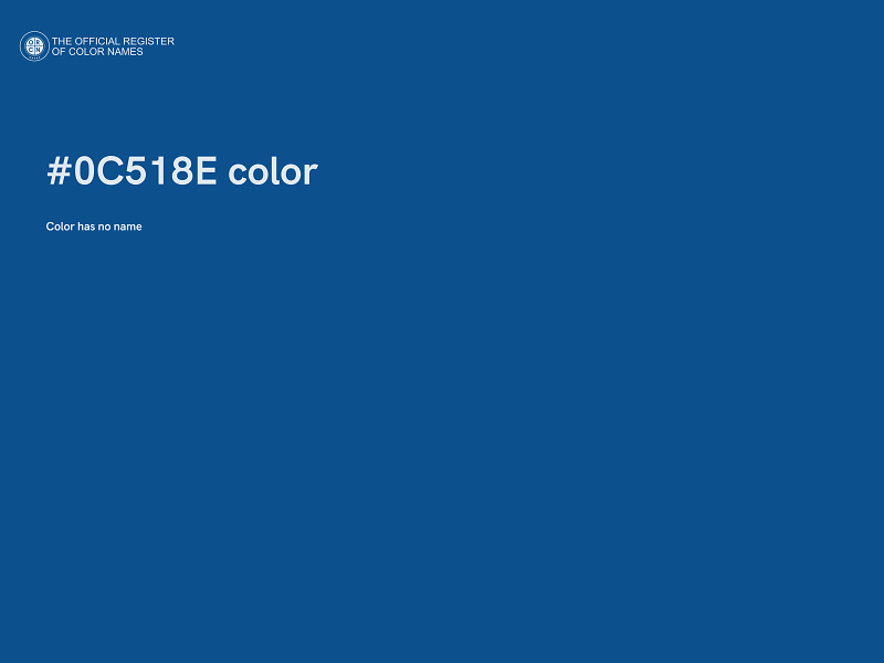#0C518E color image
