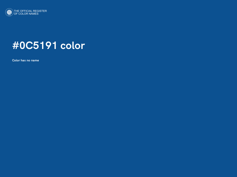 #0C5191 color image