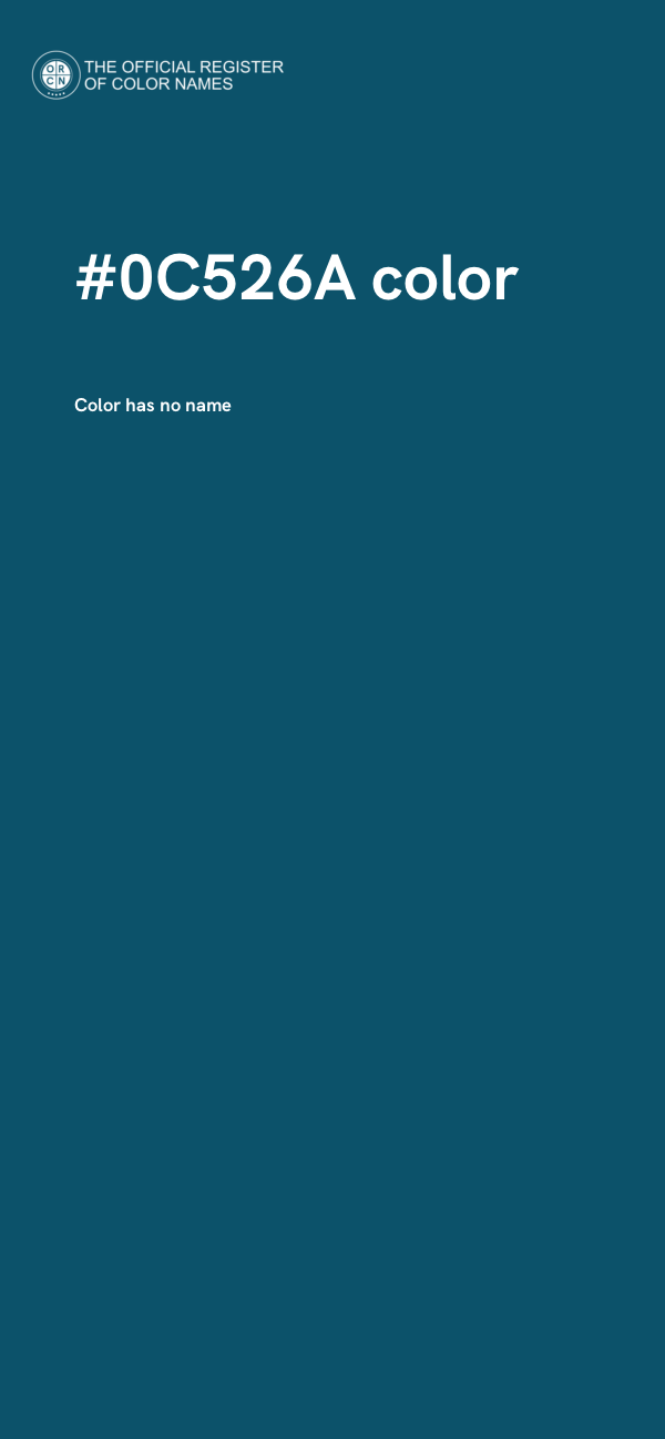 #0C526A color image