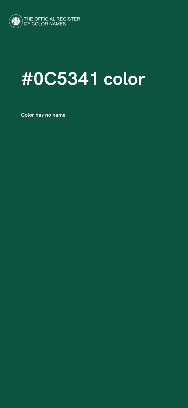 #0C5341 color image