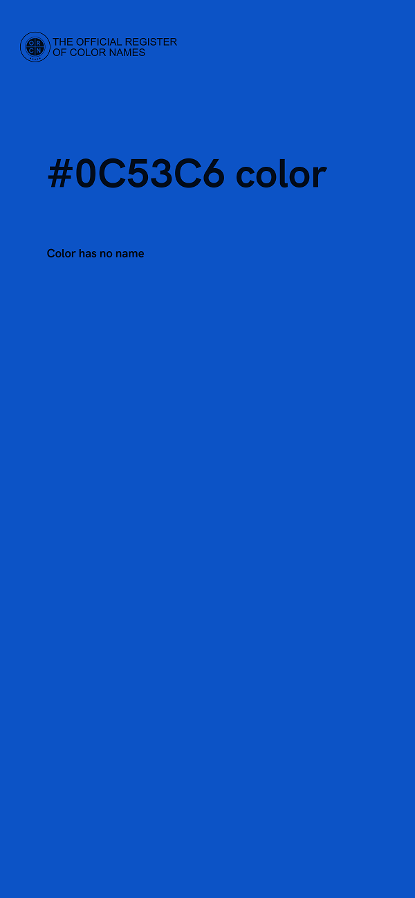 #0C53C6 color image
