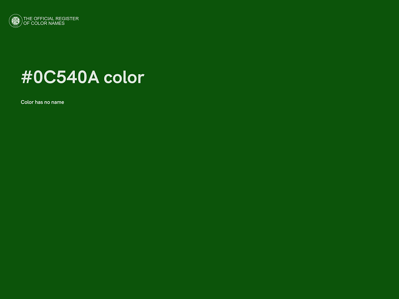 #0C540A color image