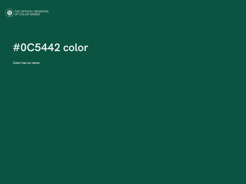 #0C5442 color image