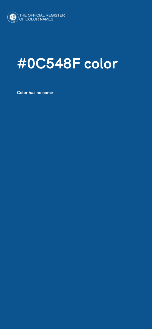 #0C548F color image