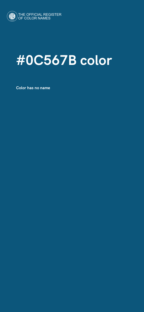 #0C567B color image