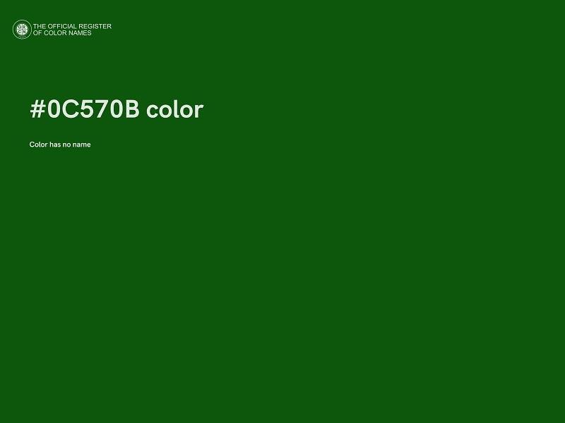 #0C570B color image