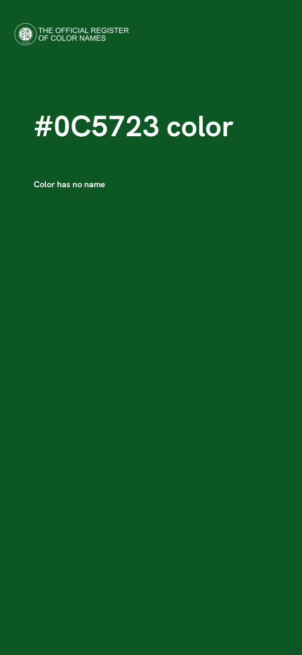 #0C5723 color image