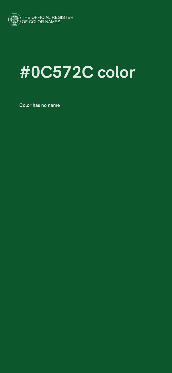 #0C572C color image