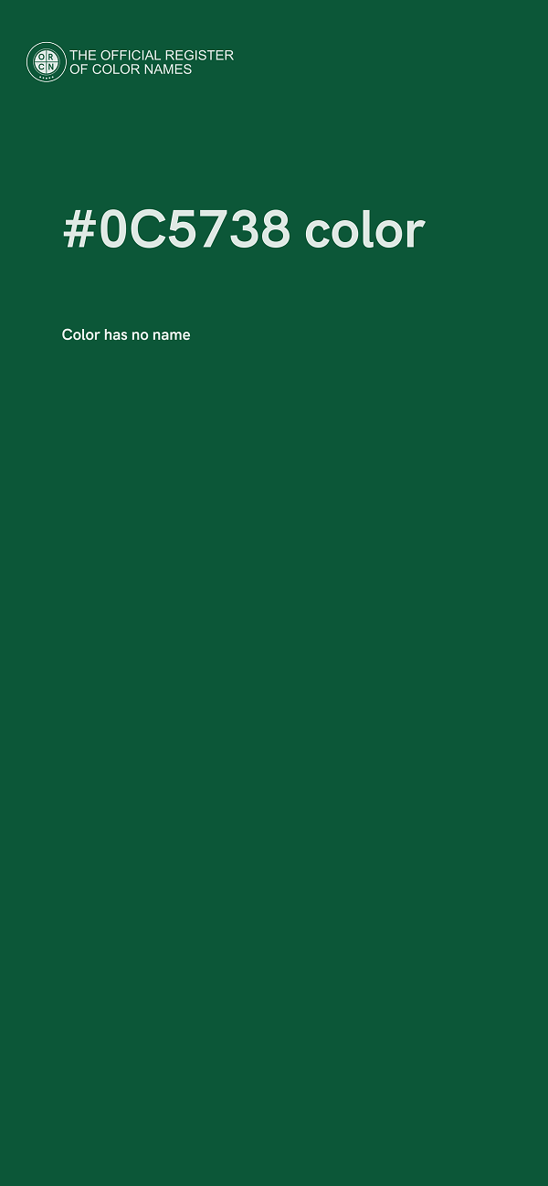 #0C5738 color image