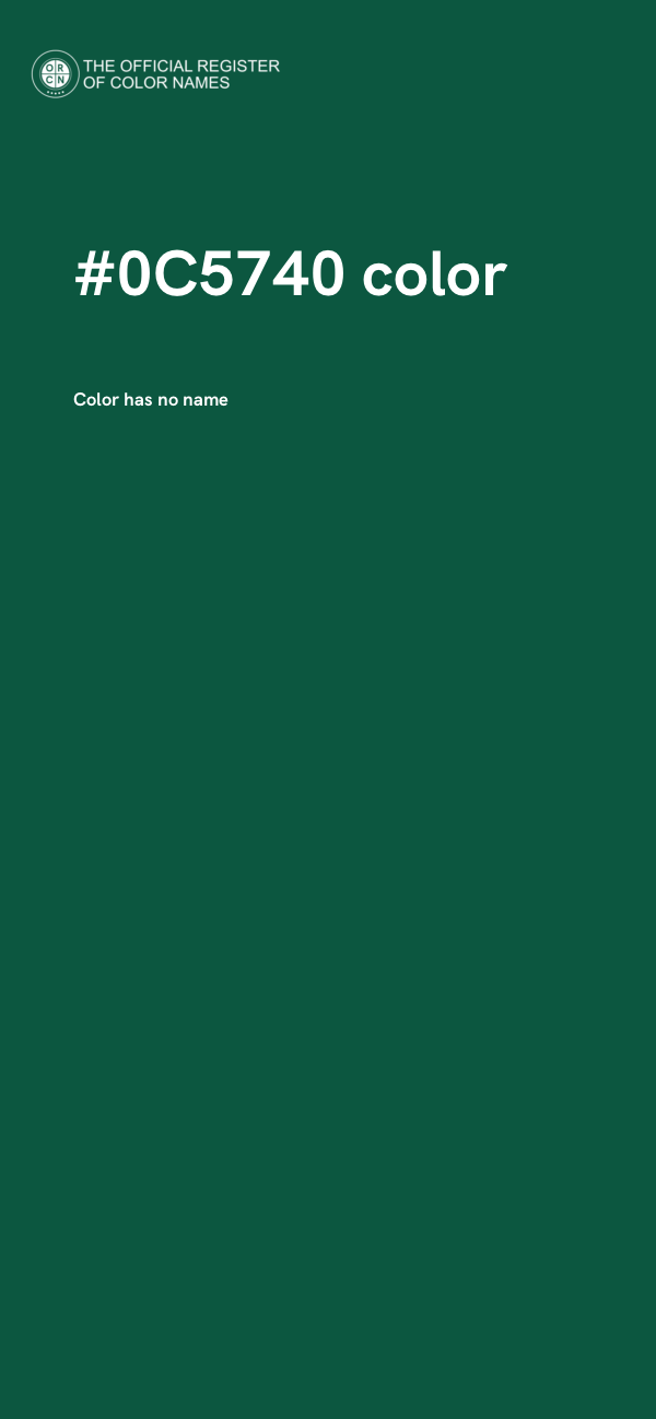 #0C5740 color image