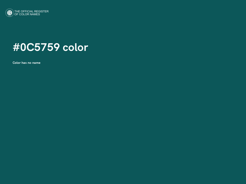 #0C5759 color image
