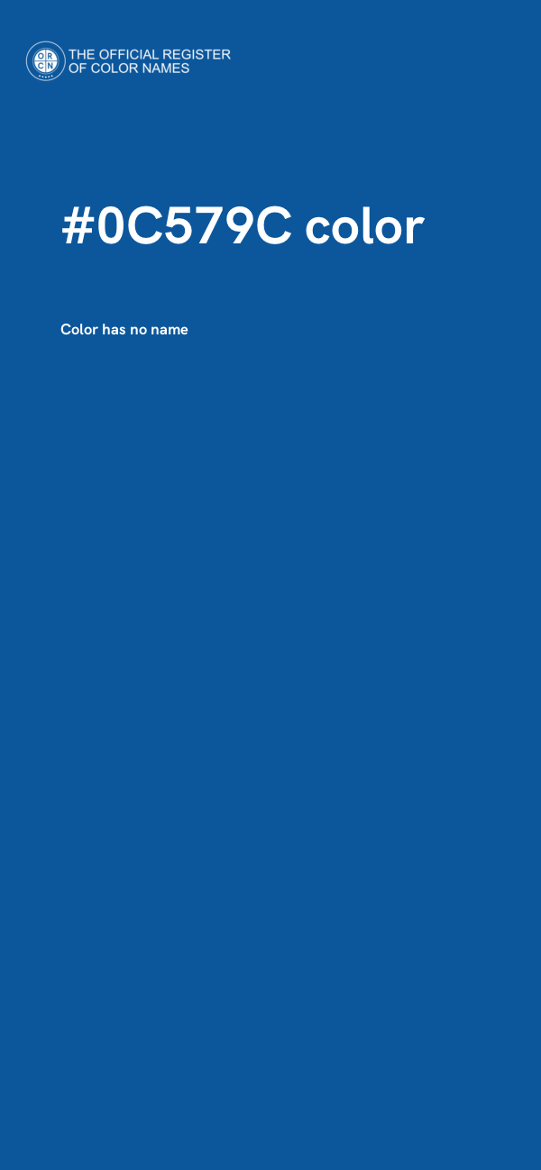 #0C579C color image