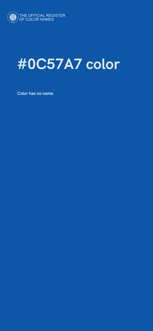 #0C57A7 color image