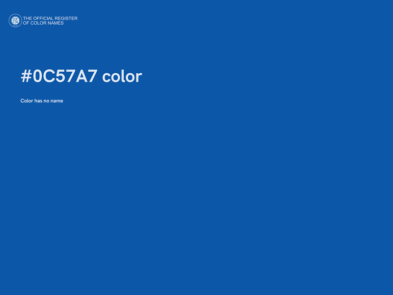 #0C57A7 color image