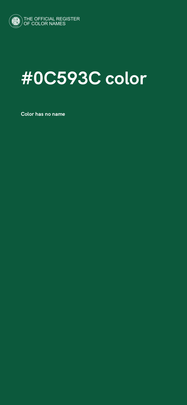 #0C593C color image