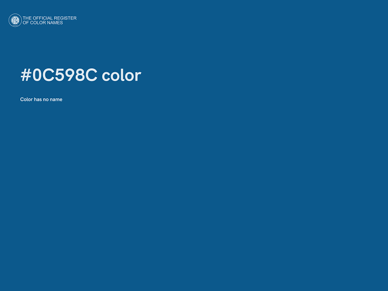 #0C598C color image