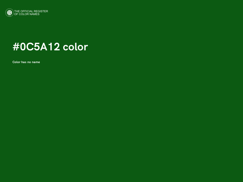 #0C5A12 color image