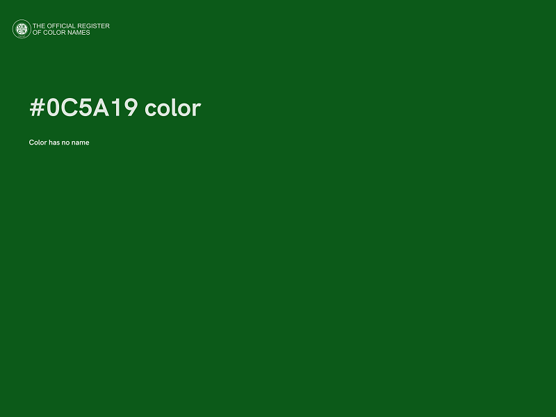 #0C5A19 color image